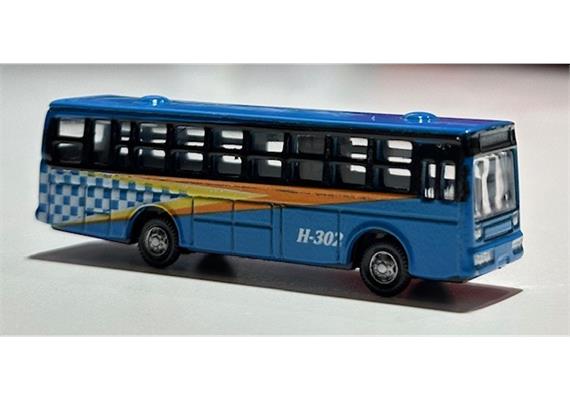 MAZERO 13 09 03 Metall-Bus blau mit Aufdruck - Spur N (1:160)