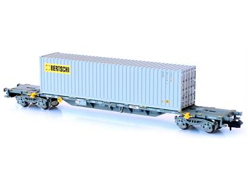 MFTrain 33445 Containerwagen Sgns HUPAC/Bertschi, N (1:160)