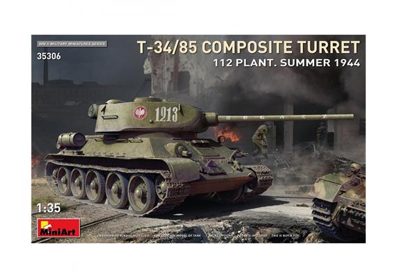 MiniArt 35306 T-34/85 Comp. Turret 112 Pl. Som.44 - Massstab 1:35