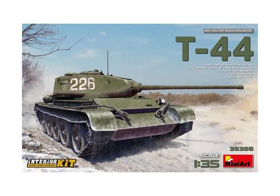 MiniArt 35356 T-44 mit Interieur - Massstab 1:35