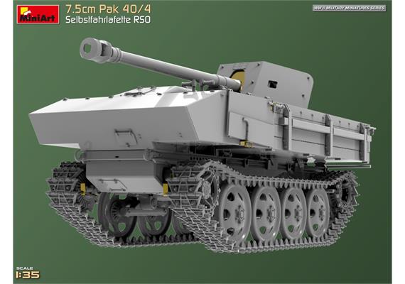 MiniArt 35483 7,5 cm PaK40/4 auf RSO (3) - Massstab 1:35 | Bild 2