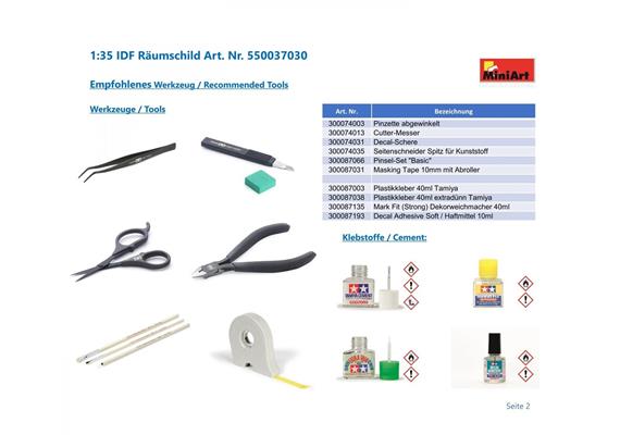 MiniArt 37030 IDF Räumschild - Massstab 1:35 | Bild 3