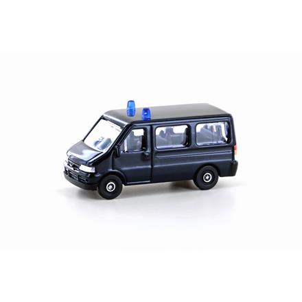 Minis LC61311 Fiat Ducato II Bus, dunkelblau mit Blaulicht - N (1:160)