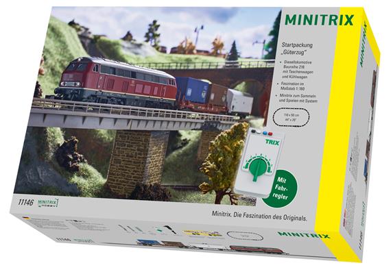 Minitrix 11146 Startpackung Güterzug der Deutschen Bundesbahn (DB) - N (1:160) | Bild 1
