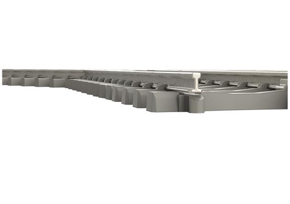 Minitrix 14558 Kreuzung - 30° mit Betonschwellen Länge 104,2 mm - N (1:160) | Bild 3