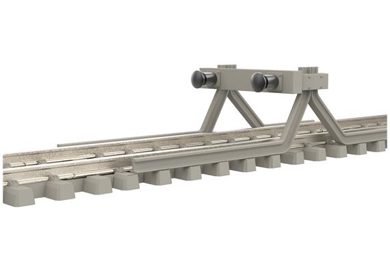 Minitrix 14591 Prellbock mit Betonschwellen Länge 50,0 mm - N (1:160) | Bild 2