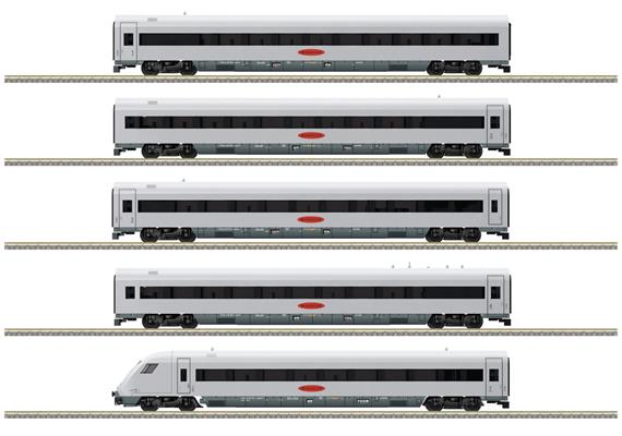 Minitrix 15160 Wagen-Set 5-teilig "METROPOLITAN" Teil 1, MHI - N (1:160)