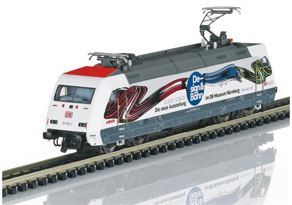 Minitrix 16087 E-Lok BR 101 der DB AG, "Design & Bahn", digital DCC/MM/mfx mit Sound - N | Bild 1