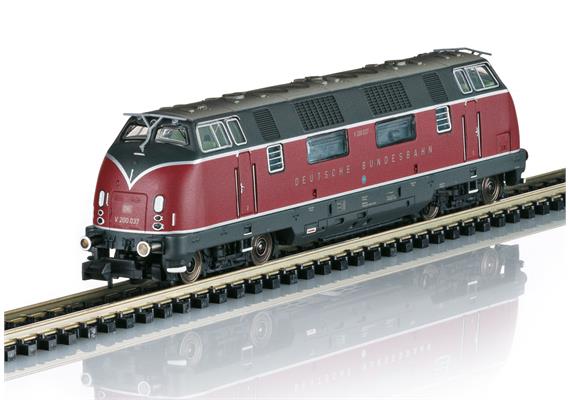 Minitrix 16227 Diesellok Baureihe 200 037 DB, DC, digital DCC/mfx/MM mit Sound - N (1:160) | Bild 2