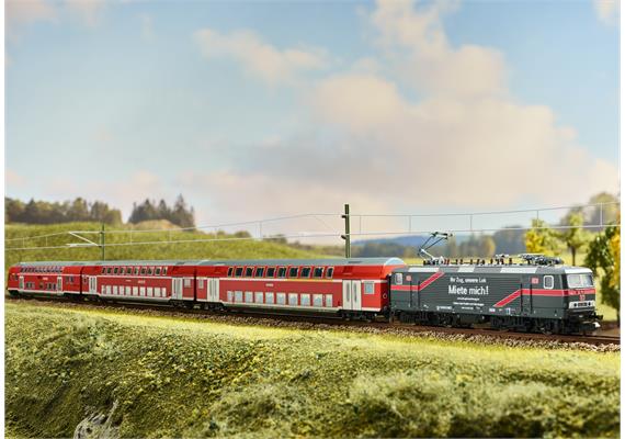 Minitrix 16435 E-Lok Baureihe 143 DB AG "Miete mich", DC analog - N (1:160) | Bild 2