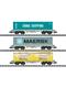 Minitrix 18703 Containertragwagen-Set Bauart Sgmmns 190 der AAE - N (1:160)