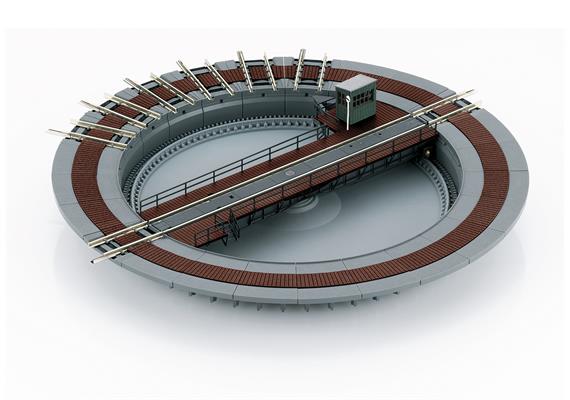 Minitrix 66570 Drehscheibe mit 8 Gleisanschlüssen - N (1:160)