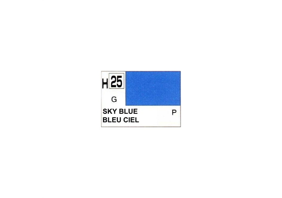 Mr. Hobby (Gunze Sangyo) H-025 himmelblau, glanz