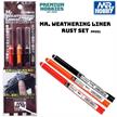 Mr. Hobby PP201 Mr. Weathering Liner "Rust Set" | Bild 2