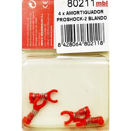 Ninco 80211 4 x Amortiguador Proshock-2 Blando