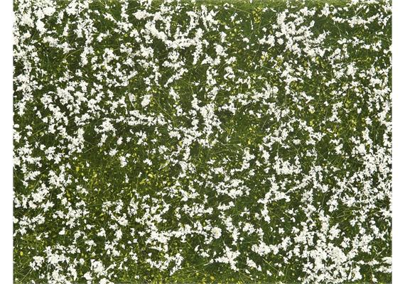 Noch 07256 Bodendecker-Foliage Wiese weiß, 12 x 18 cm - H0, TT, N, Z, 0, 1, G, H0m, H0e | Bild 1