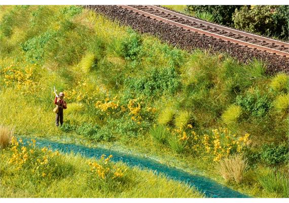 Noch 07256 Bodendecker-Foliage Wiese weiß, 12 x 18 cm - H0, TT, N, Z, 0, 1, G, H0m, H0e | Bild 5