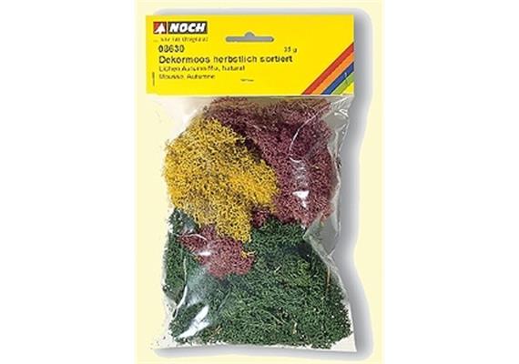 Noch 08630 Dekormoos herbstlich, sortiert, 35 g | Bild 3