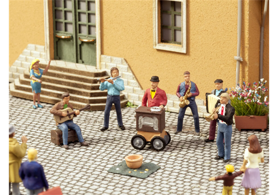 Noch 12955 Sound-Szene "Strassenmusiker" - N (1:160) | Bild 1