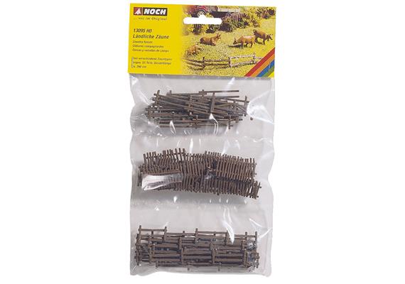 NOCH 13095 Ländliche Zäune - H0 (1:87) | Bild 1