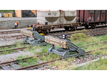 Noch 13602 3D minis Prellbock, 2 Stück - H0 (1:87)