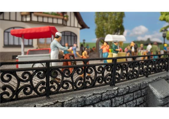 Noch 14209 Schmiedeeisernes Geländer - H0 (1:87) | Bild 1