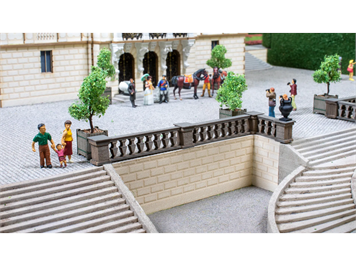 Noch 14215 Balustrade, 22,5 cm lang, 1,4 cm hoch - H0 (1:87)