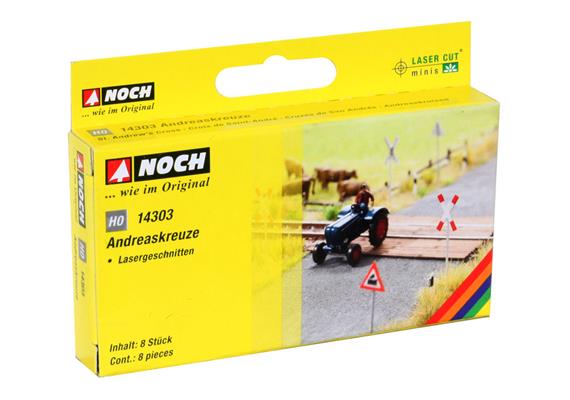 Noch 14303 Laser-Cut Andreaskreuze, 8 Stück - H0 (1:87) | Bild 2