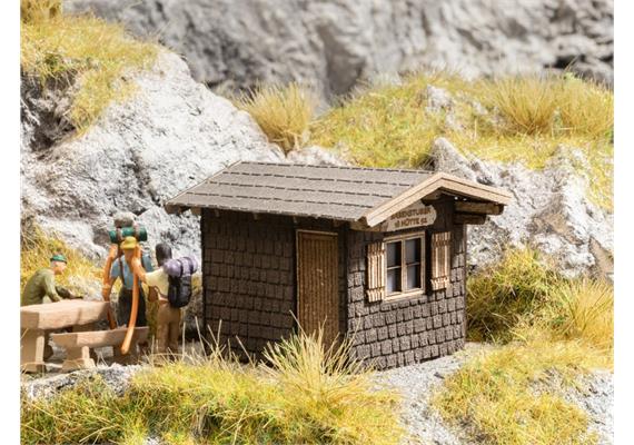 Noch 14338 Schutzhütte „Babenstuber Hütte“ - H0 (1:87) | Bild 1