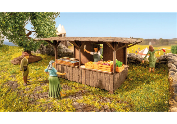 Noch 14384 Mittelalterstand - H0 (1:87) | Bild 1