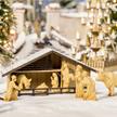 Noch 14394 Laser-Cut Weihnachtsmarkt-Krippe mit Figuren - H0 (1:87) | Bild 1