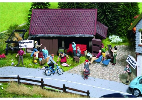 NOCH 14832 Möbel Schlaf- und Wohnzimmer - H0 (1:87) | Bild 2