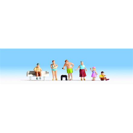 NOCH 15587 Familie Meier beim Grillen