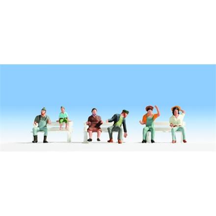 NOCH 15628 Traktorfahrer (ohne Bänke) - H0 (1:87)