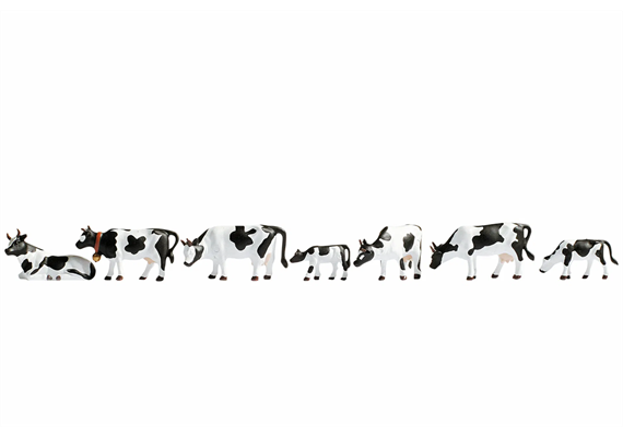 Noch 15721 Kühe, schwarz-weiss - H0 (1:87)