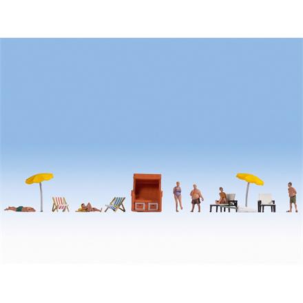 Noch 16205 Figuren-Themenwelt „Beim Baden“ - H0 (1:87)