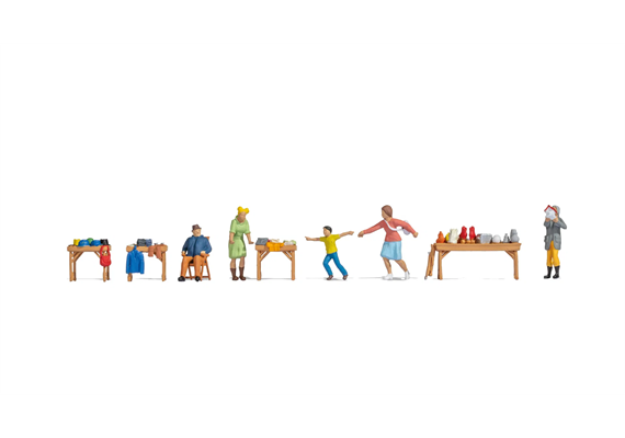 Noch 16281 Figuren-Themenwelt „Flohmarkt“ - H0 (1:87) | Bild 1