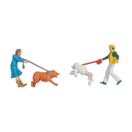 Noch 16602 Funny-Scenes „Hundebegegnung" - H0 (1:87)