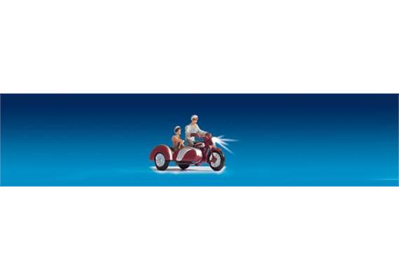 Noch 17514 Motorradfahrer beleuchtet mit 3 LED's | Bild 1