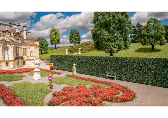Noch 21520 Hecken, hoch dunkelgrün, 2 Stück, 4 x 1 cm, je 50 cm lang | Bild 1