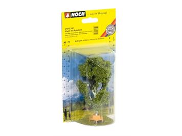 Noch 21642 Baum mit Ruhebank 11,5 cm - H0 (1:87)