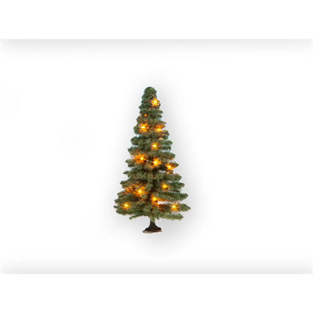 Noch 22131 Beleuchteter Weihnachtsbaum grün mit 30 LED - H0, TT, 0