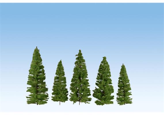 Noch 24510 Tannen dunkelgrün, 40 Stk. 7 - 14 cm hoch | Bild 1
