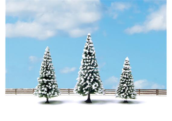 Noch 25234 Schneetannen, 3 Stück, 8 - 12 cm | Bild 1