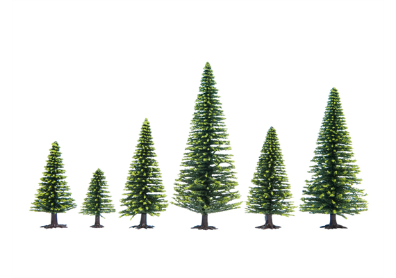 Noch 26825 Modellfichten, 25 Stück, Höhe 5 - 14 cm | Bild 1