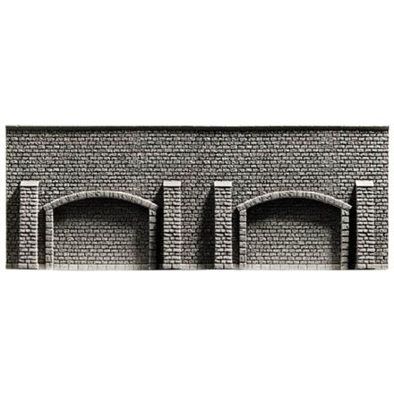 NOCH 34859 Arkadenmauer extra lang, 39,6 x 7,4 cm - N (1:160)
