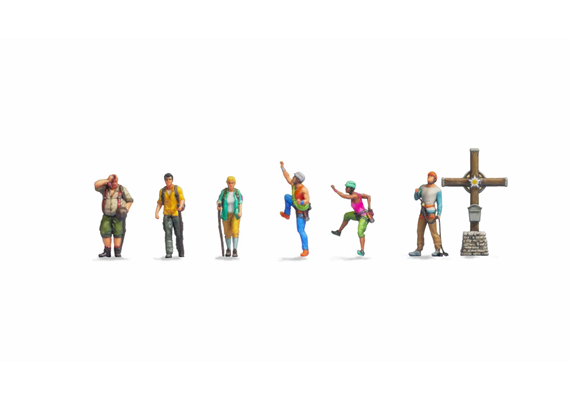 Noch 35820 Bergwanderer mit Gipfelkreuz - N (1:160)