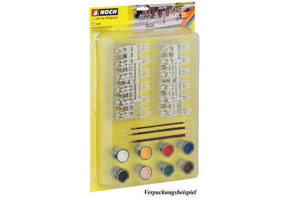 Noch 35980 Start-Set "unbemalte Figuren" mit Farben und Pinsel N | Bild 1