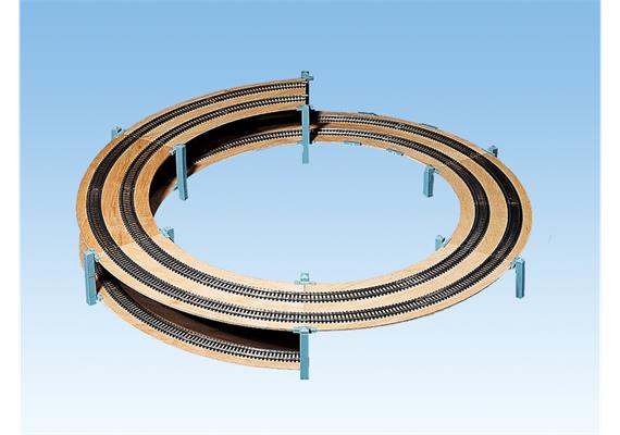 NOCH 53005 LAGGIES Gleiswendel-Komplettbausatz, Grundkreis - H0 (1:87) | Bild 1