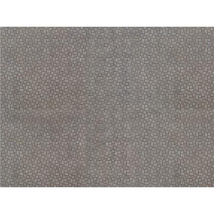 NOCH 56982 3D - Kartonplatte “Modernes Pflaster” - N (1:160)